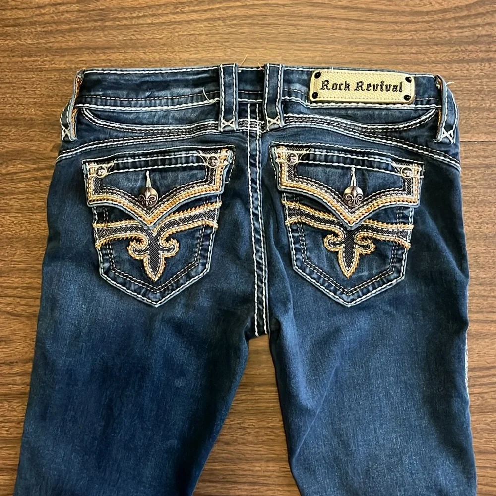 Rock Revival Madpink Boot Size 27 Denim Jeans